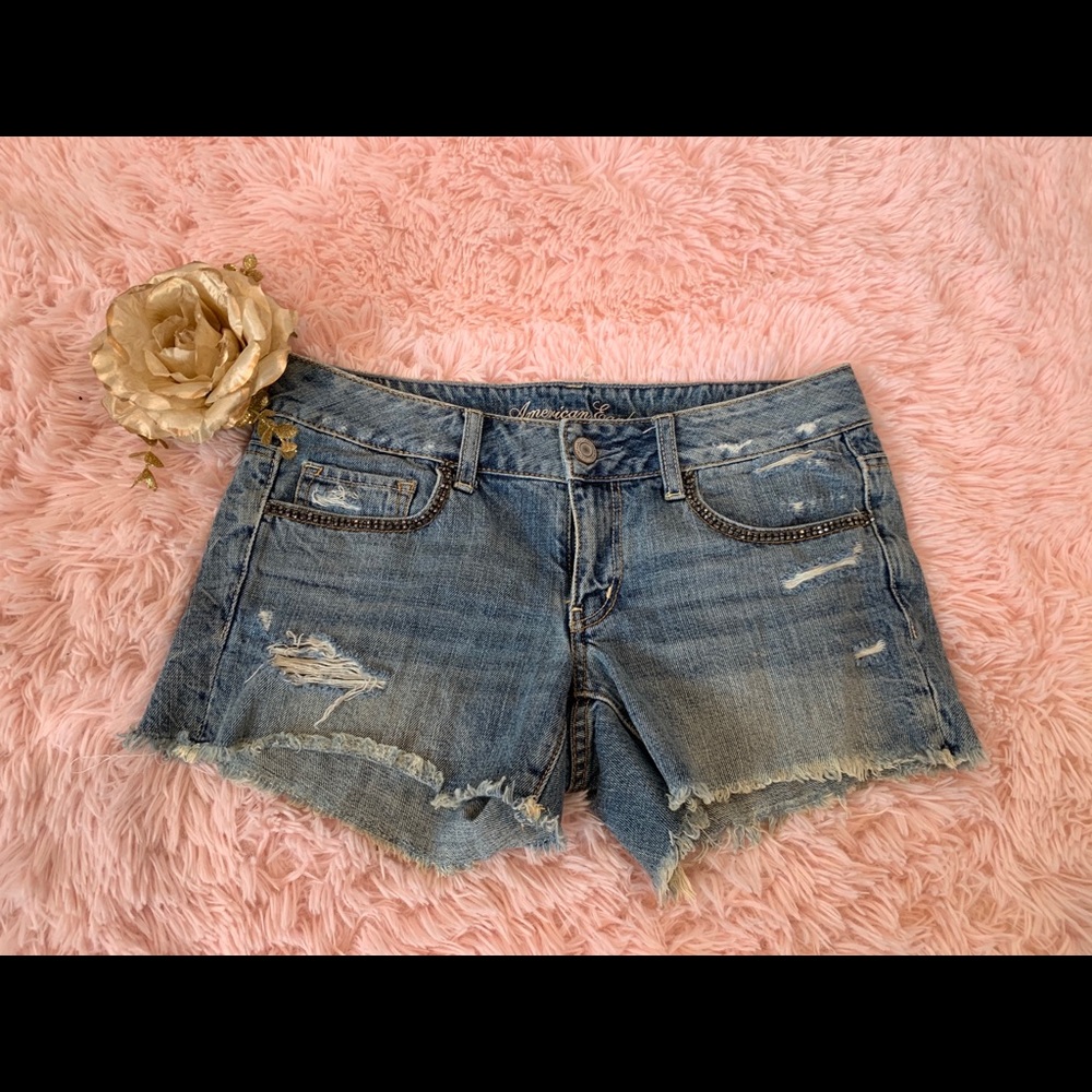 American eagle outfitter jean shorts